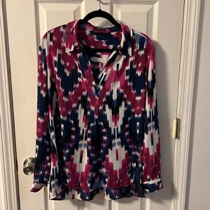 Jones New York colorful blouse.  XL